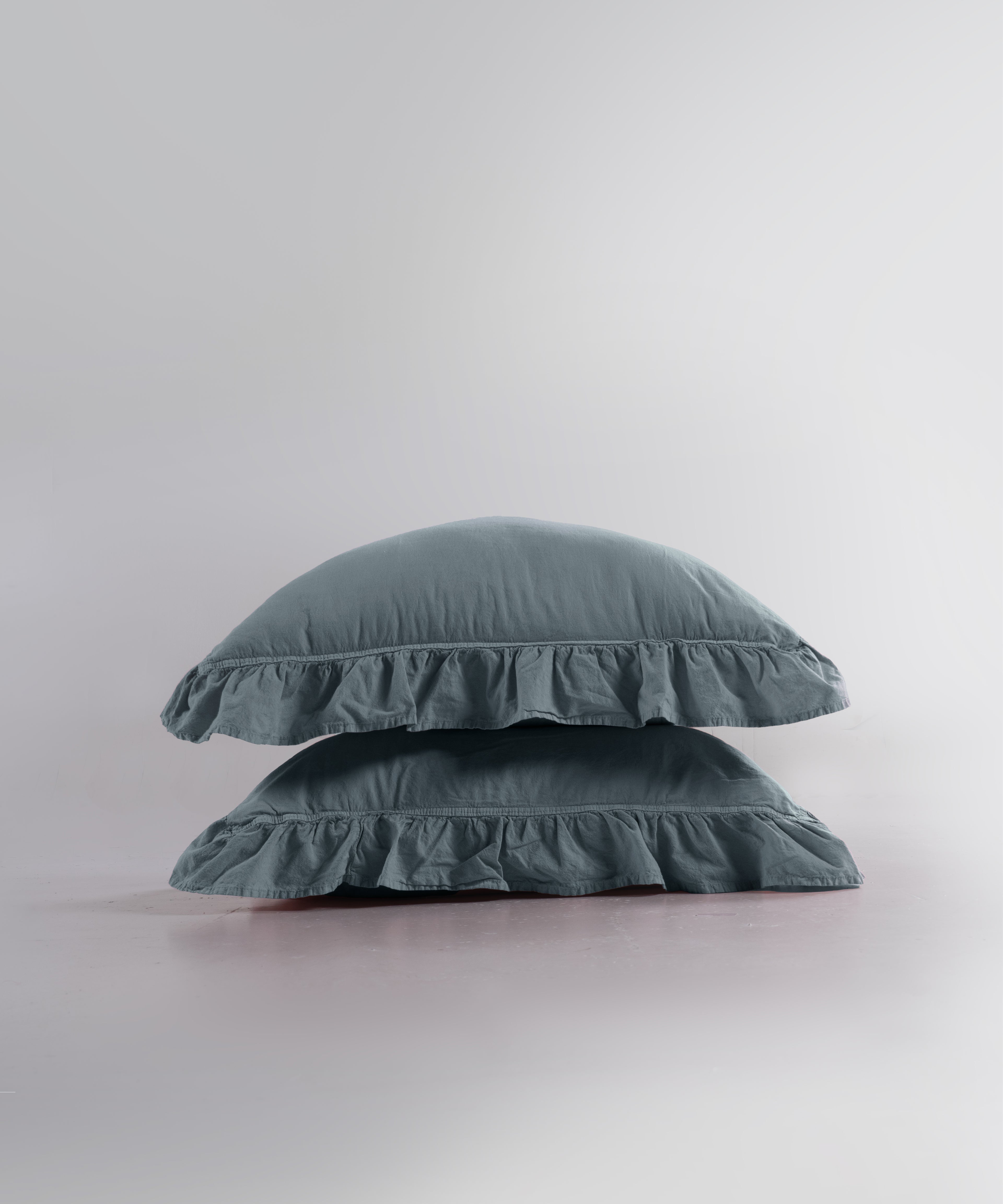 Stonewash 100% Soft Cotton Exclusive Fitted Sheet Set Natural Green