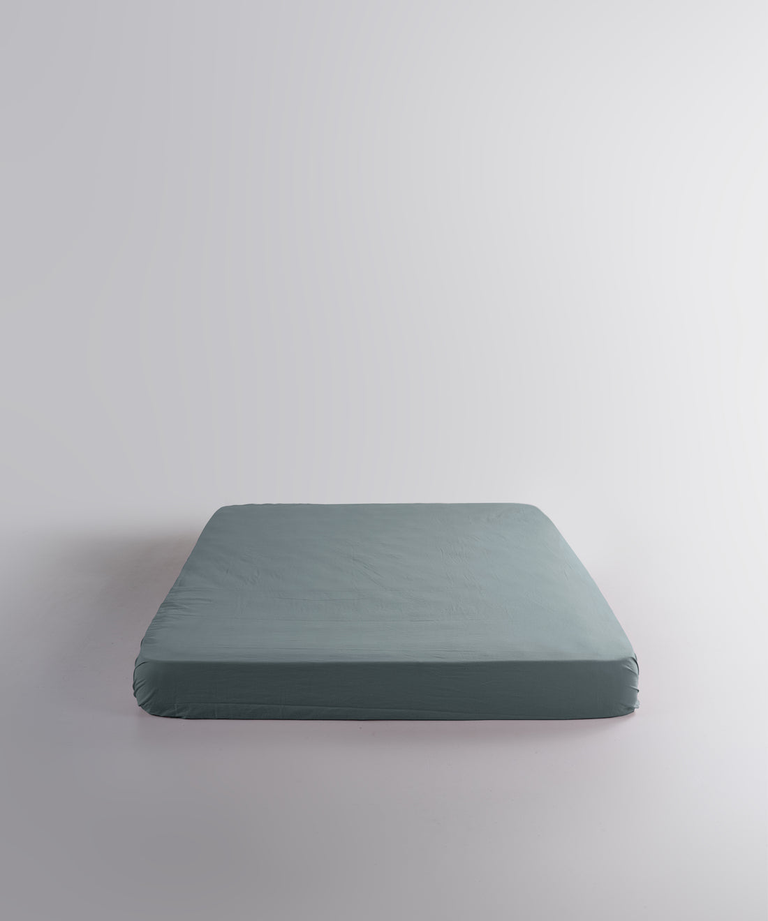 Stonewash 100% Soft Cotton Exclusive Fitted Sheet Set Natural Green