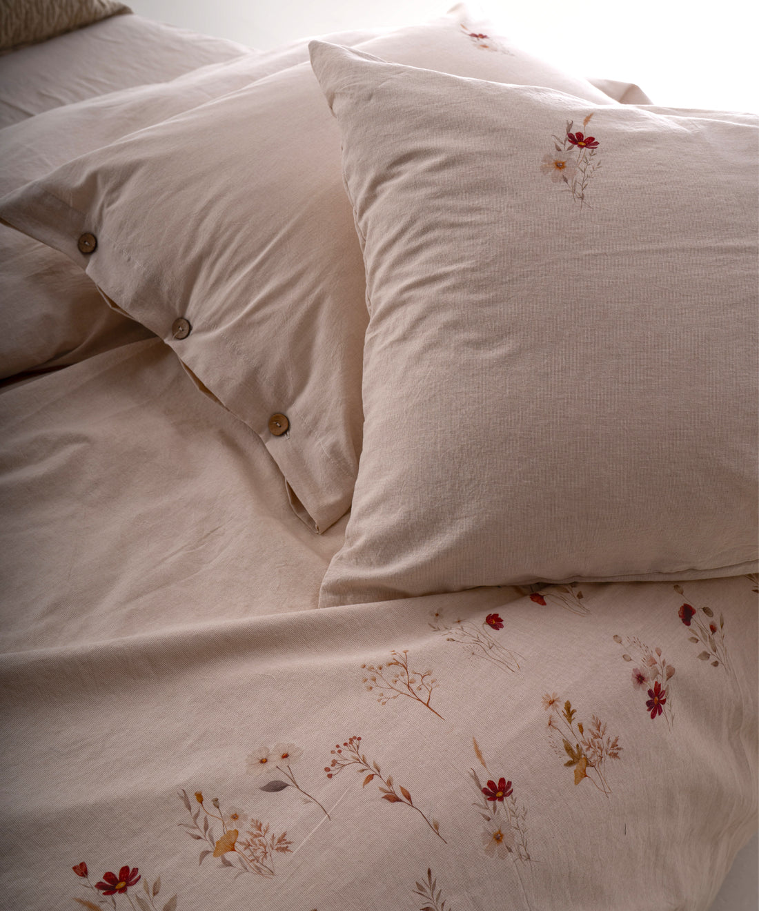 Brise Printanière 100% Cotton Garmentwash Duvet Cover Set