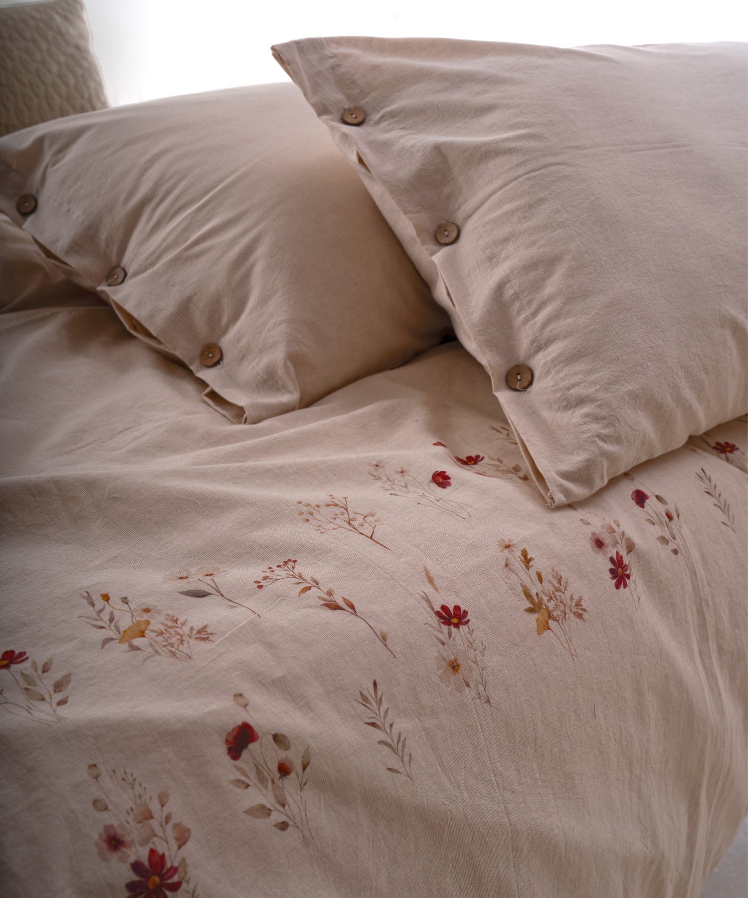 Brise Printanière 100% Cotton Garmentwash Duvet Cover Set