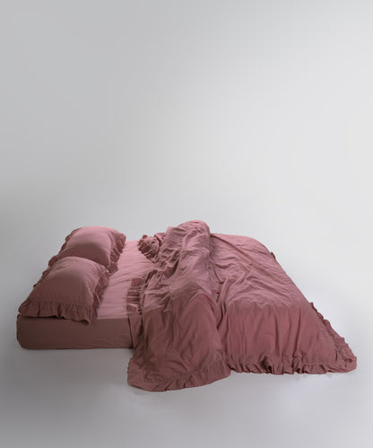 Stonewash Exclusive 100% Soft Cotton Pillowcase Old Rose