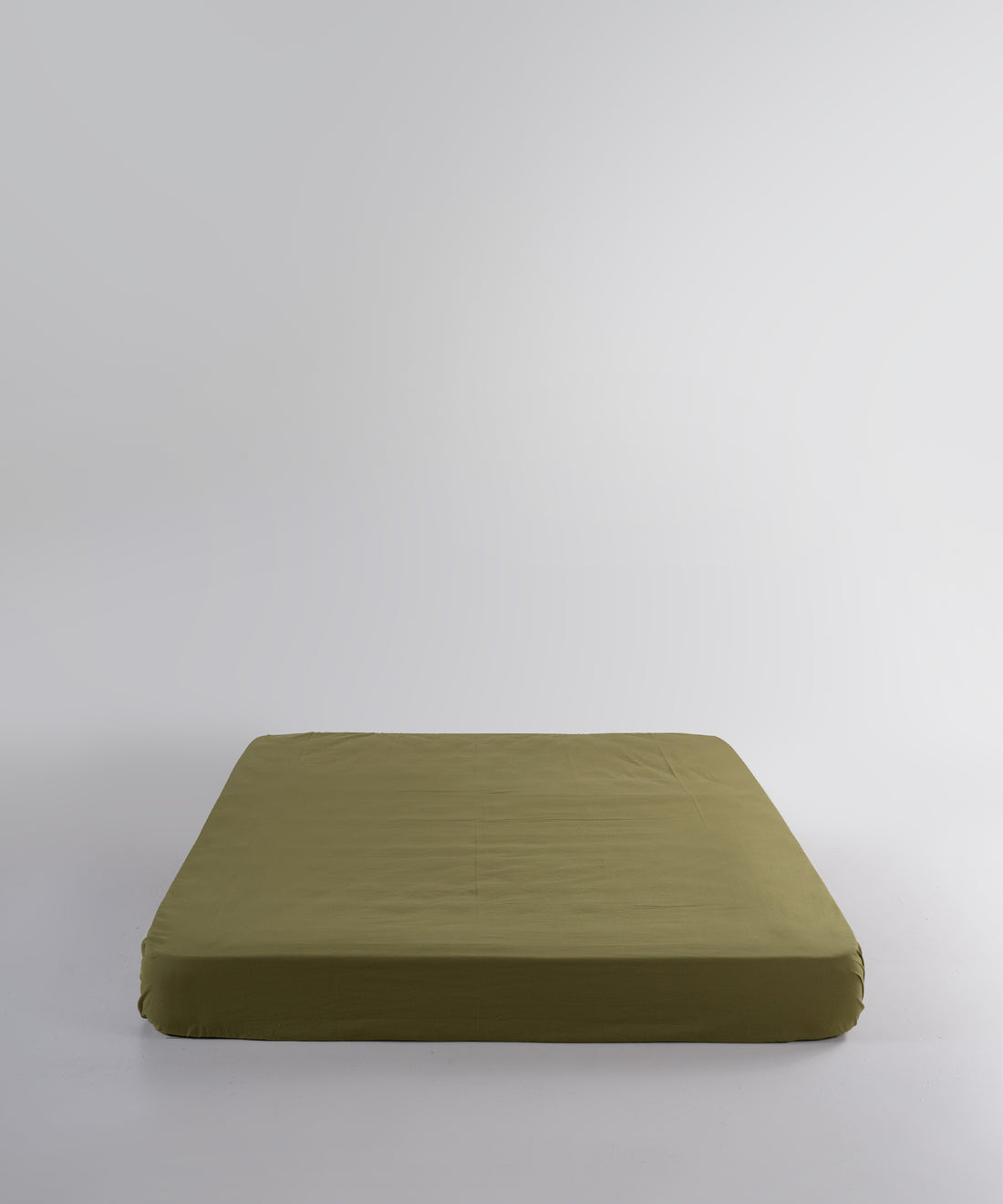 Stonewash 100% Soft Cotton Exclusive Fitted Sheet Set Olive