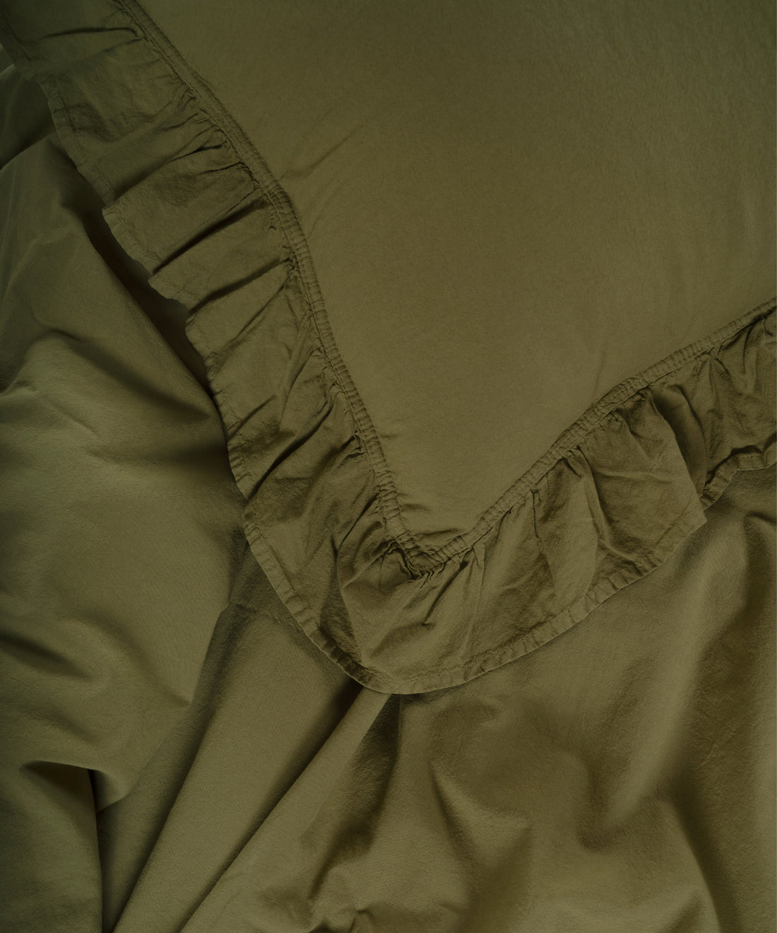 Stonewash Exclusive 100% Soft Cotton Pillowcase Olive