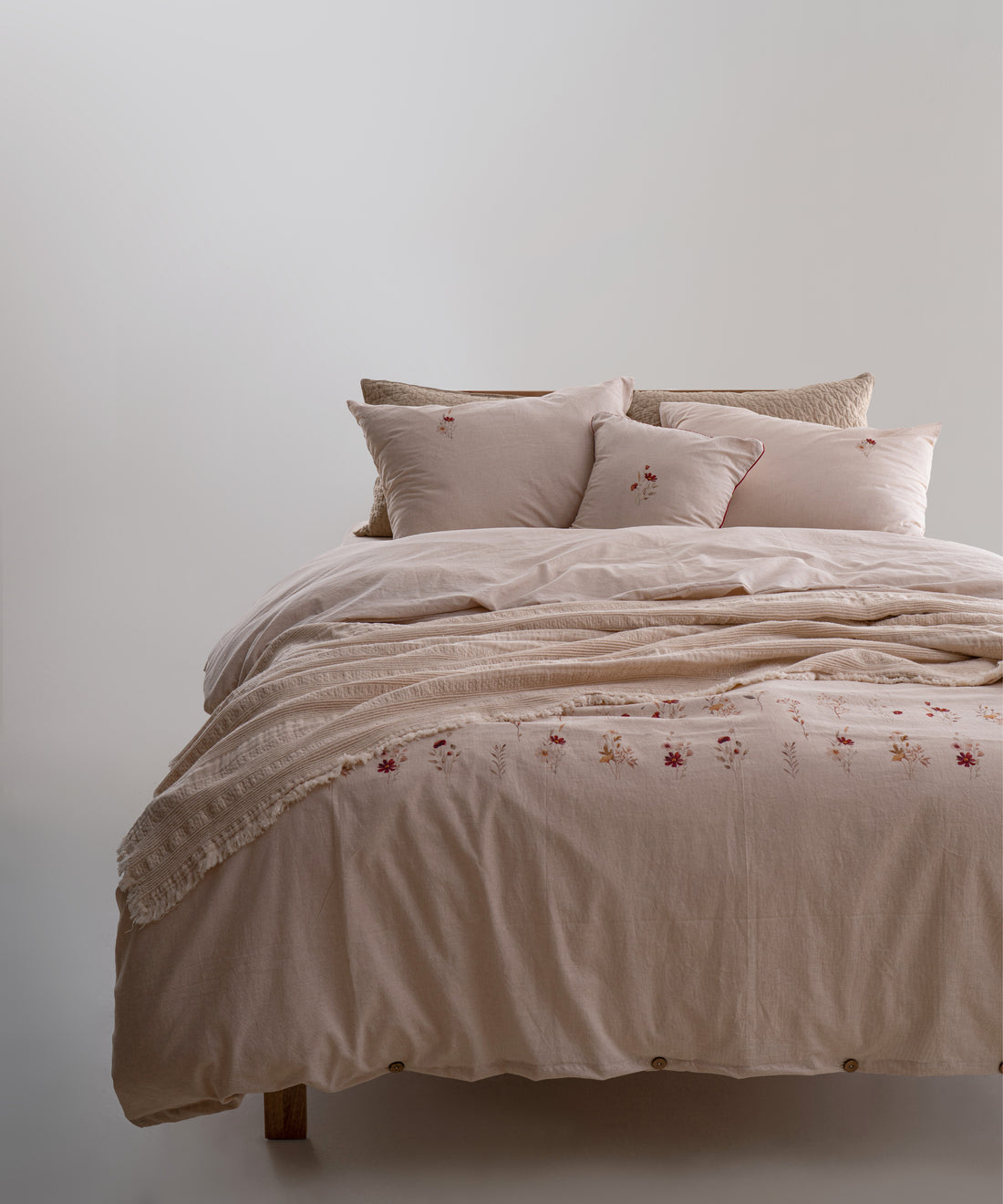 Brise Printanière 100% Cotton Garmentwash Throw