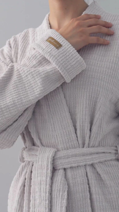 Penta - Unisex Bathrobe Stone
