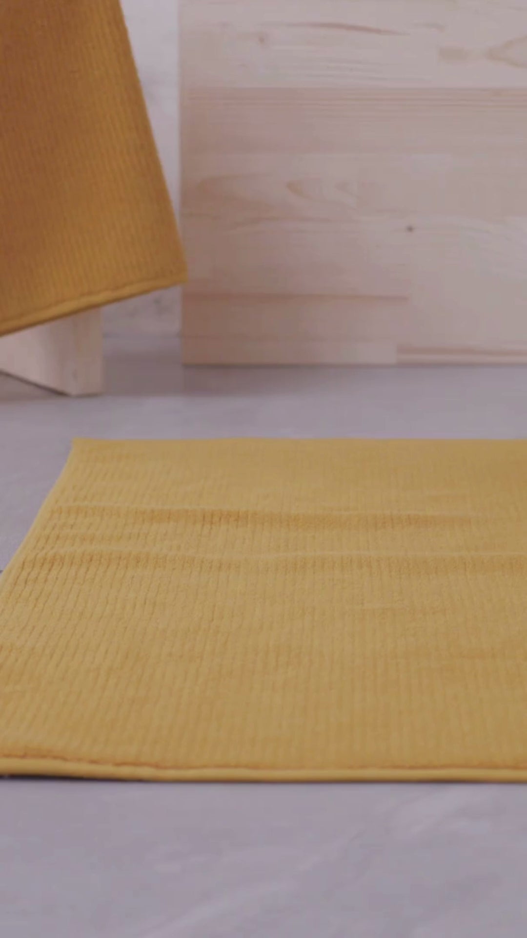 Pana - 50x75cm Set of 2 Bathmats Mustard