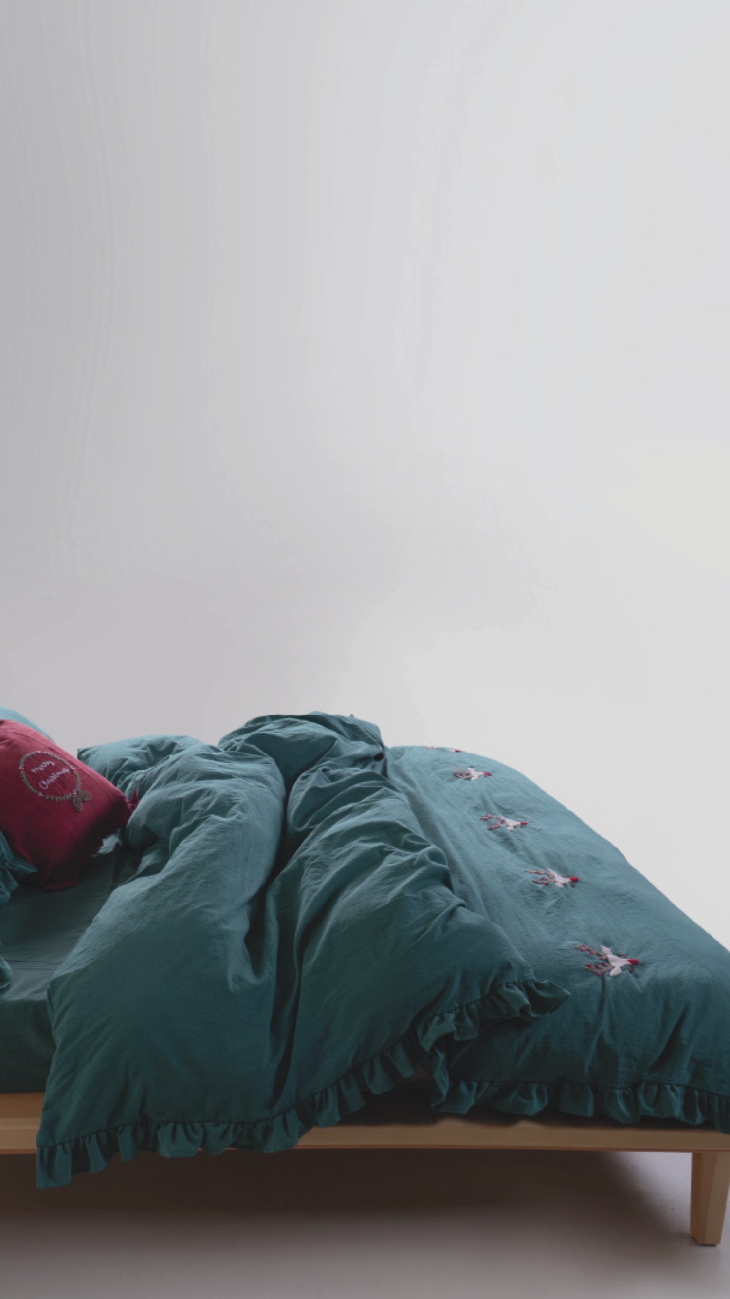 Comet Hand-Embroidered Stonewash Duvet Cover Set (Limited Edition)