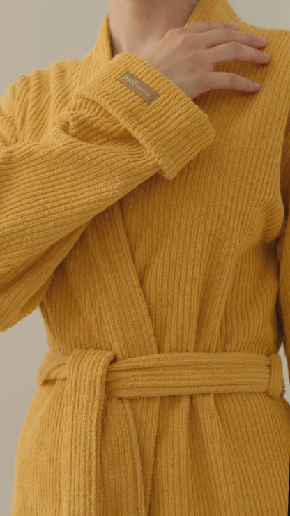Pana - Unisex Bathrobe Mustard
