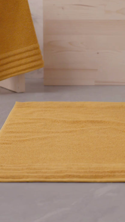 Lapis - 50x75cm Set of 2 Bathmats Mustard