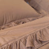 Stonewash 100% Soft Cotton Duvet Cover Set Exclusive Wood Smoke