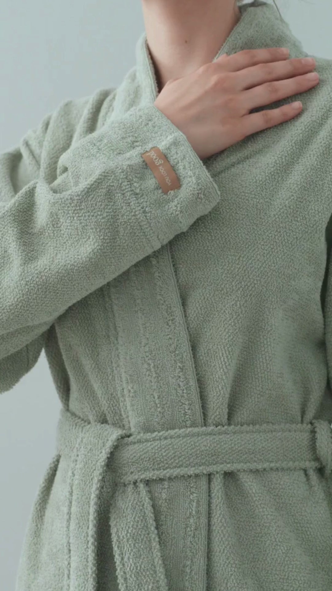 Lapis - Unisex Bathrobe Green
