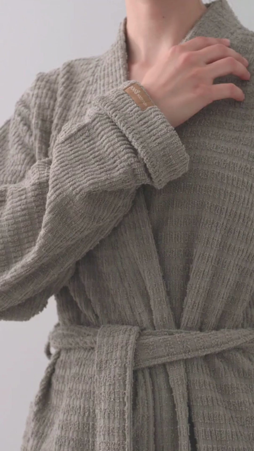 Penta - Unisex Bathrobe Grey
