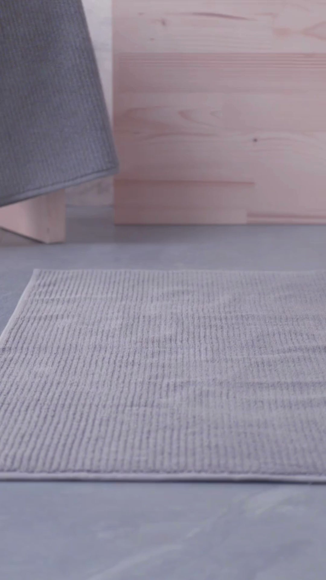 Pana - 50x75cm Set of 2 Bathmats Grey
