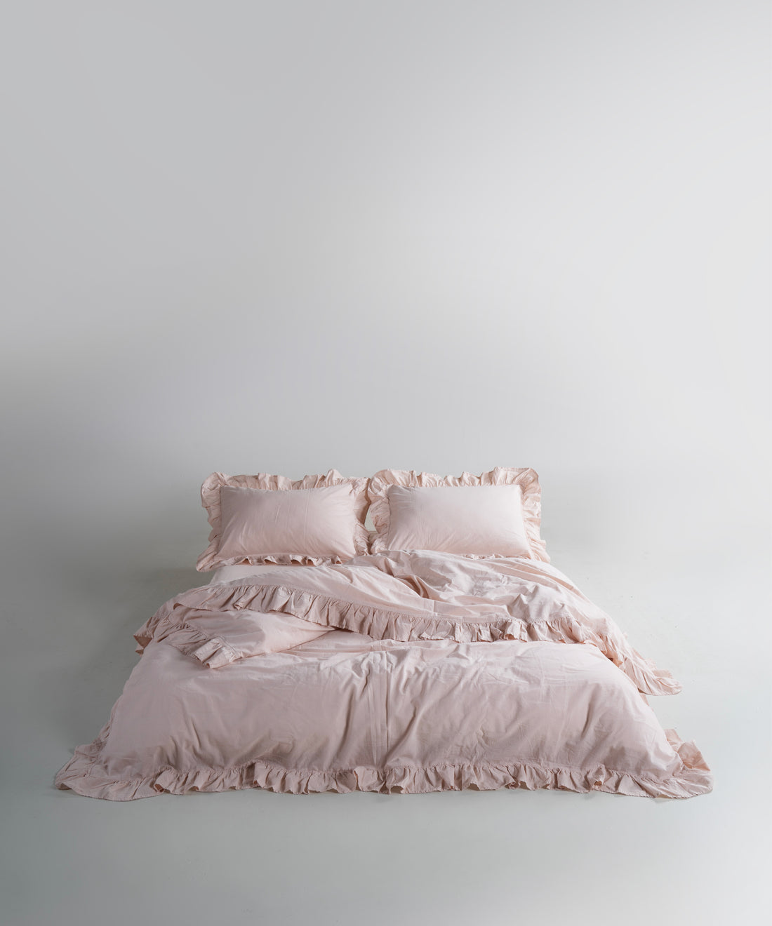 Stonewash Exclusive 100% Soft Cotton Duvet Cover Set Pristine