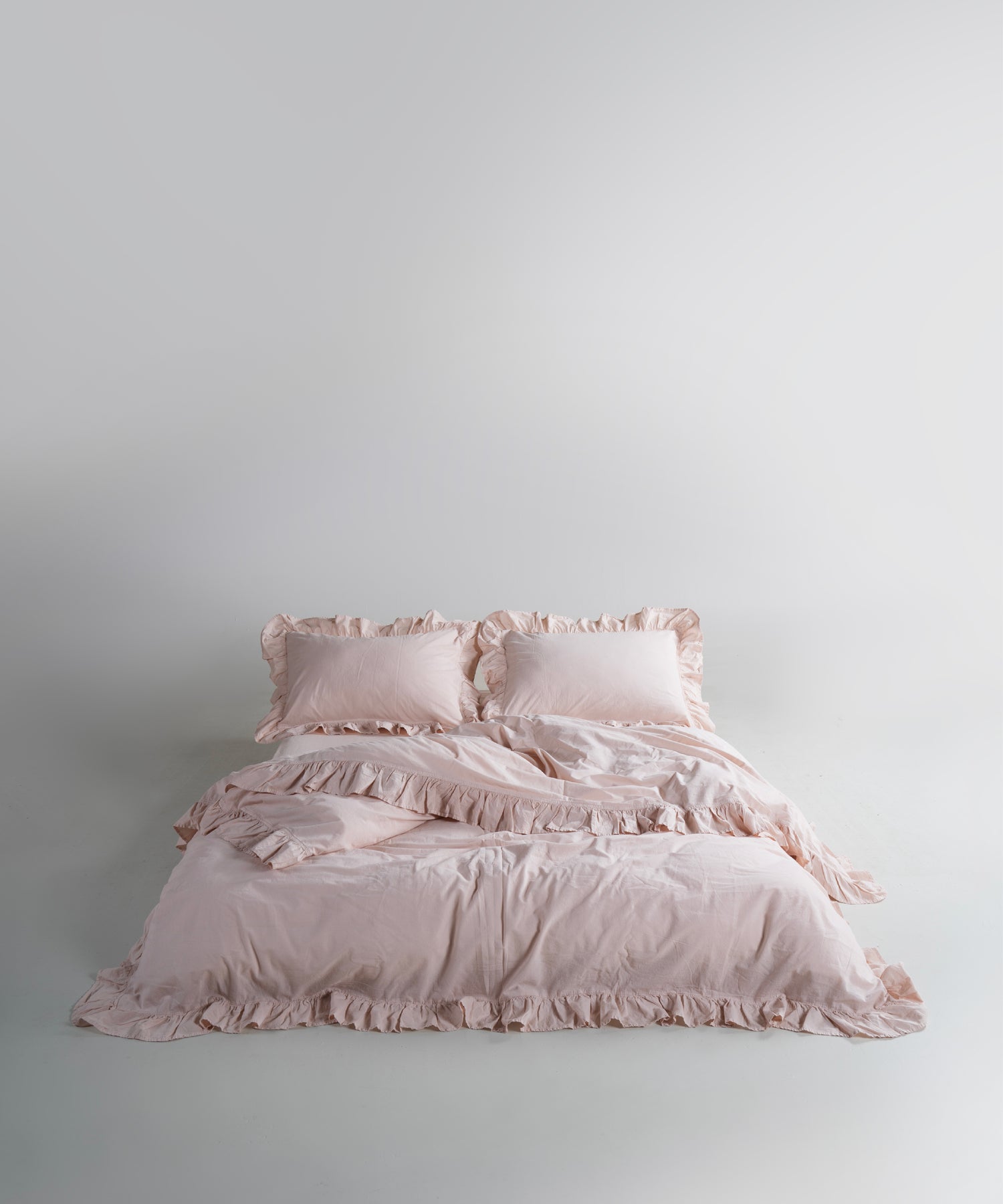 Stonewash Exclusive 100% Soft Cotton Duvet Cover Set Pristine