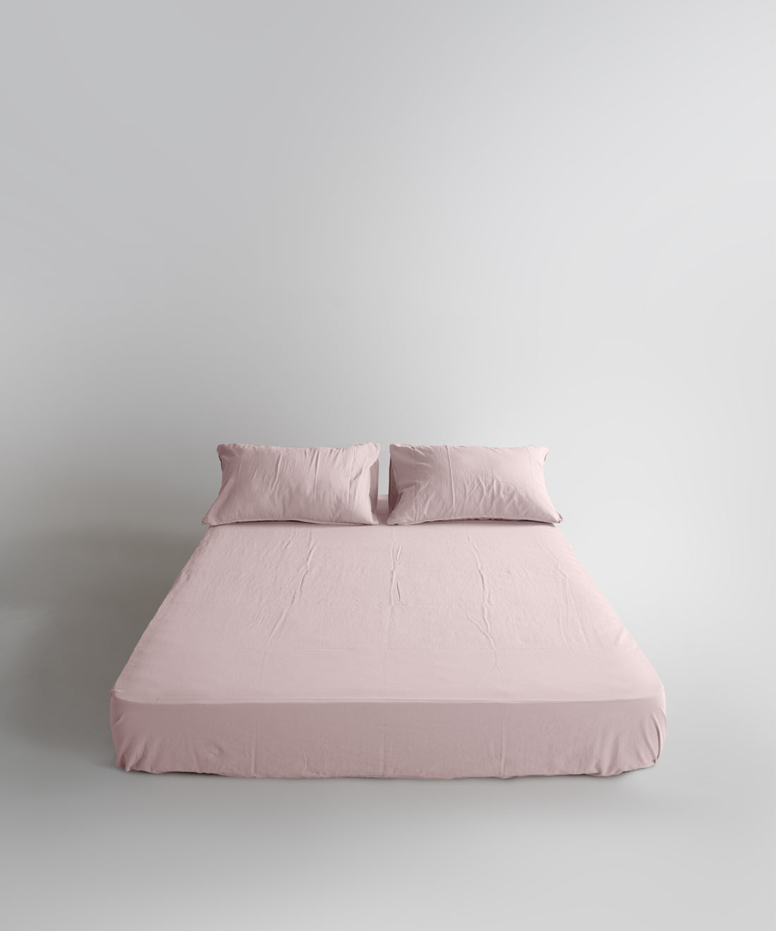 Stonewash 100% Soft Cotton Fitted Sheet Set Pristine