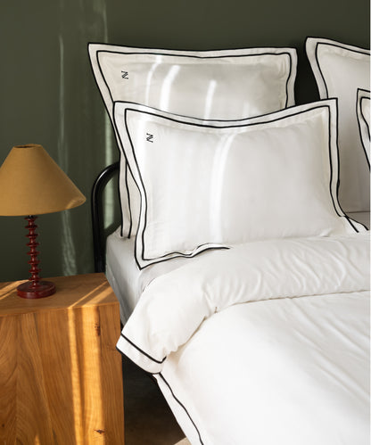 Luxury 100% Cotton Sateen Oxford Duvet Cover Set | Hotel Collection Bedding