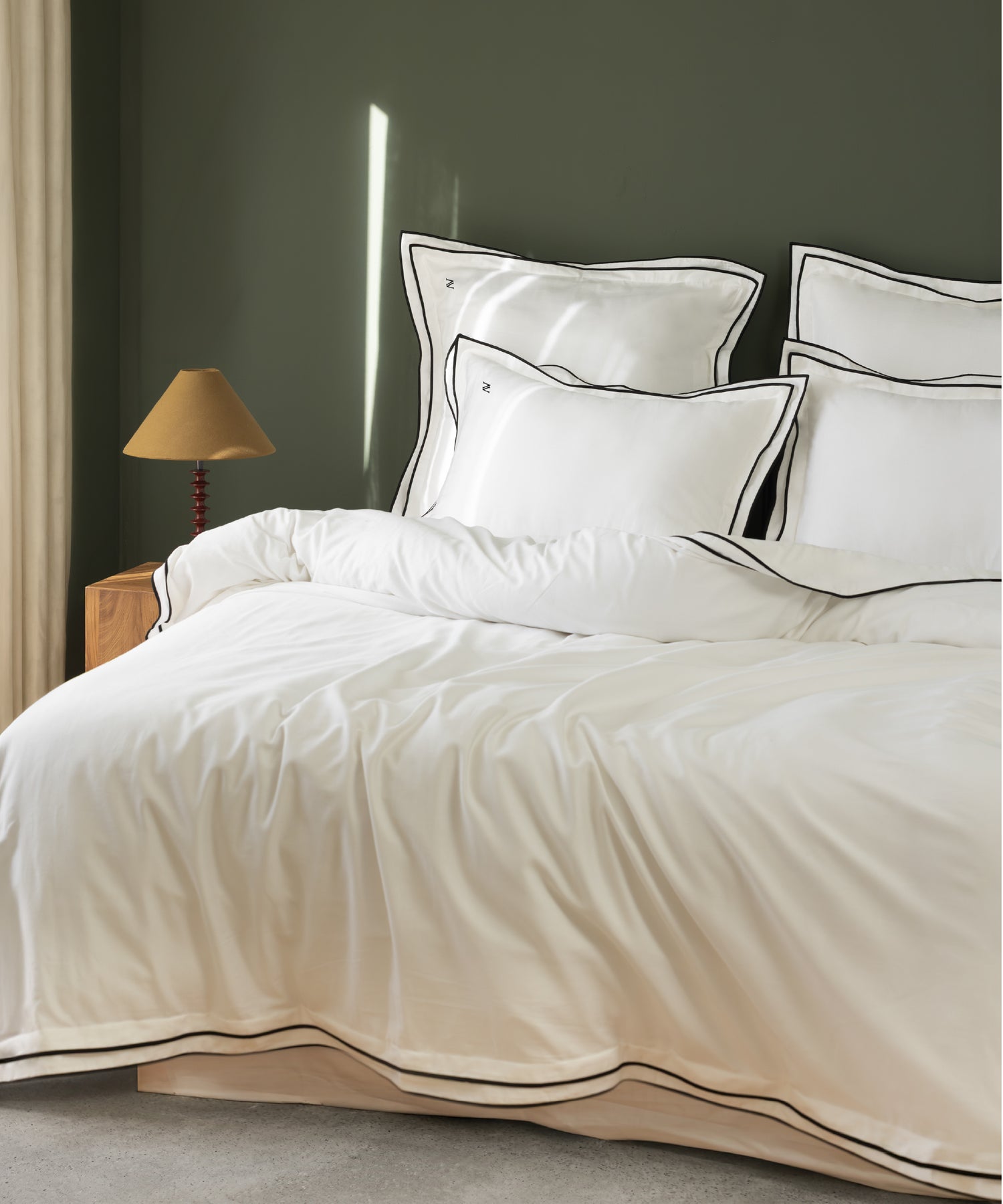 Luxury 100% Cotton Sateen Oxford Duvet Cover Set | Hotel Collection Bedding