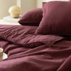 Stonewash Standart 100% Soft Cotton Pillowcase Raspberry