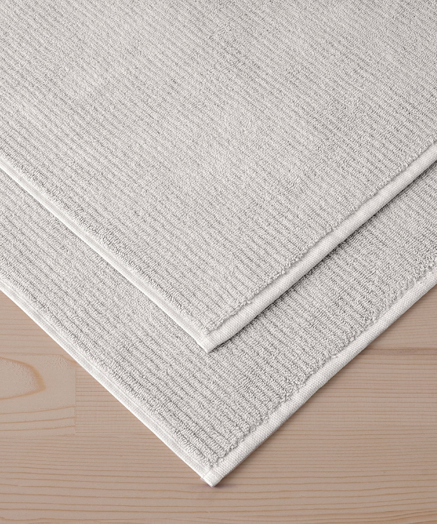 Pana - 50x75cm Set of 2 Bathmats Stone