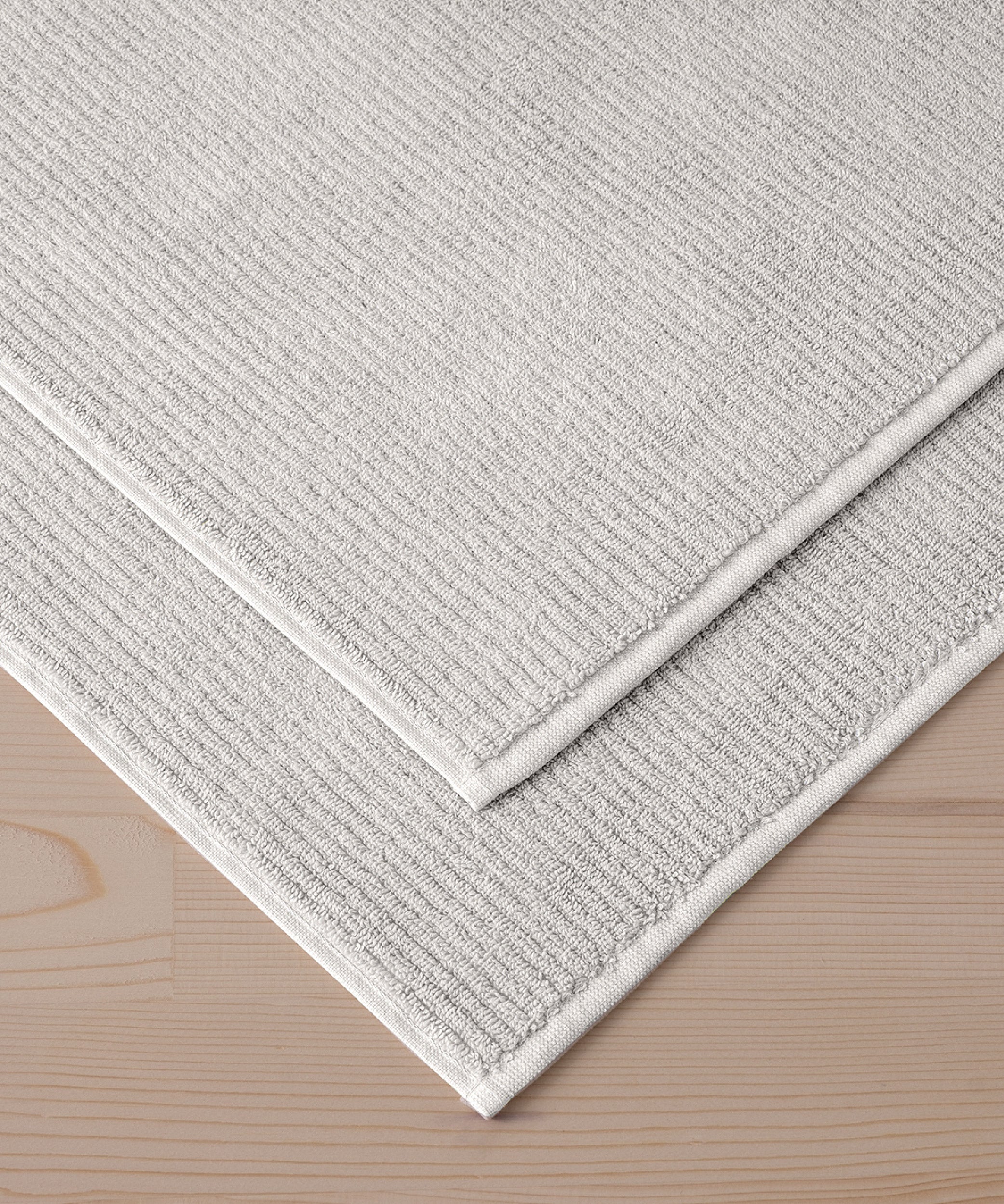 Pana - 50x75cm Set of 2 Bathmats Stone