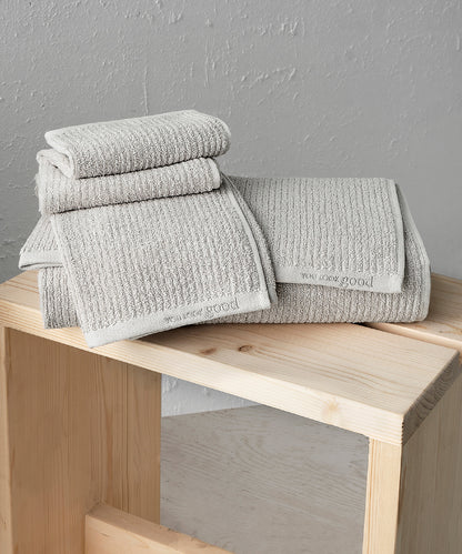 Pana - 50x90cm 1 Towel + 70x140cm 1 Towel Stone