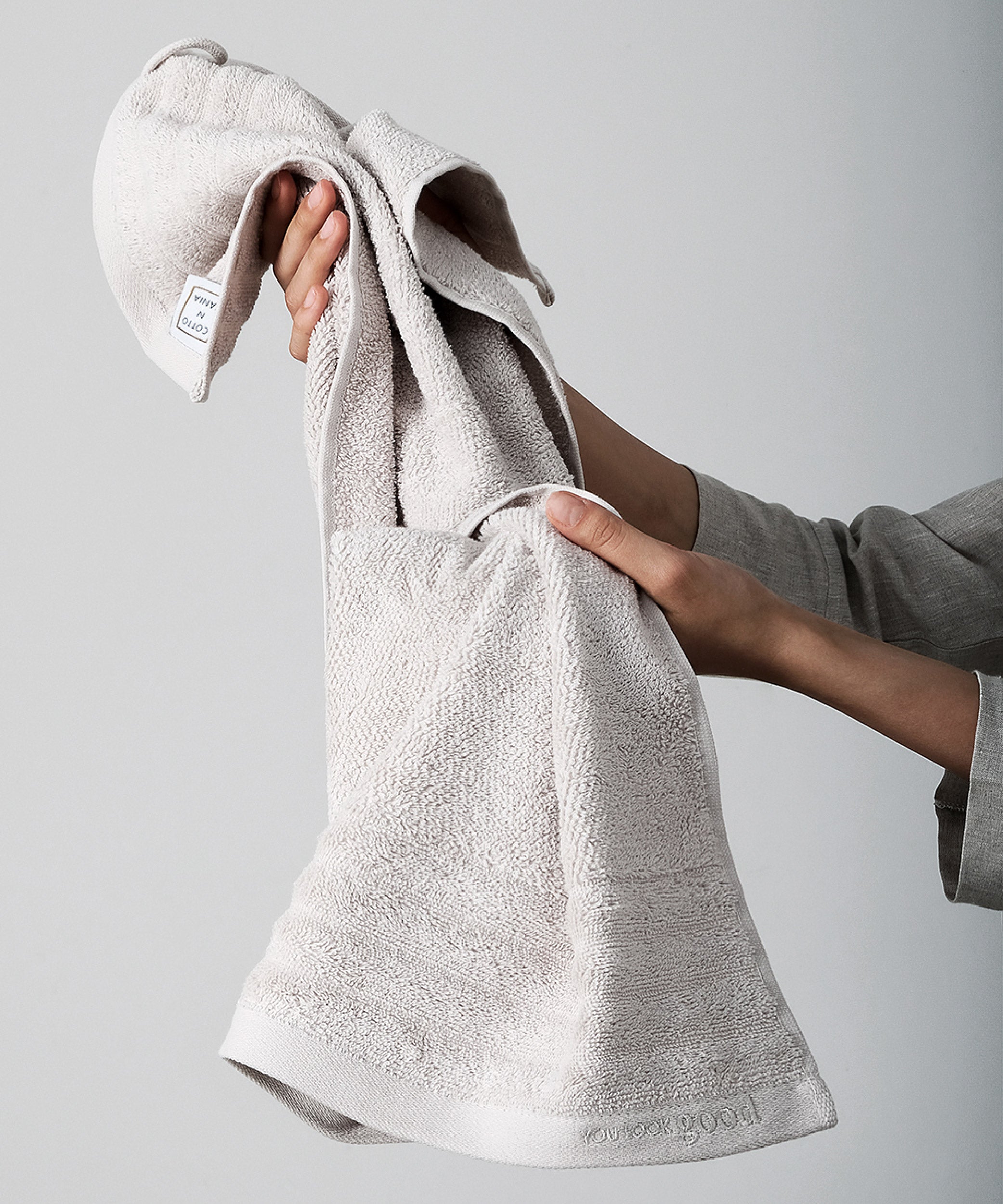 Lapis - 50x90cm Set of 2 Towels Stone