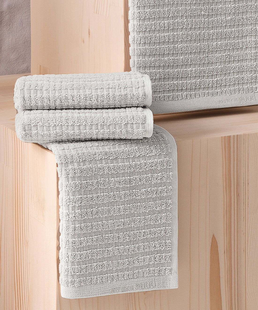 Penta - 50x90cm 1 Towel + 70x140cm 1 Towel Stone