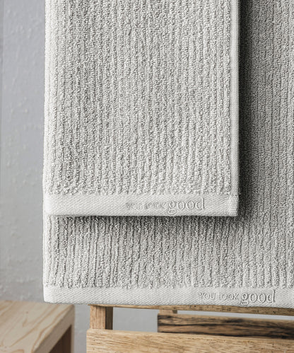 Pana - 50x90cm 1 Towel + 70x140cm 1 Towel Stone