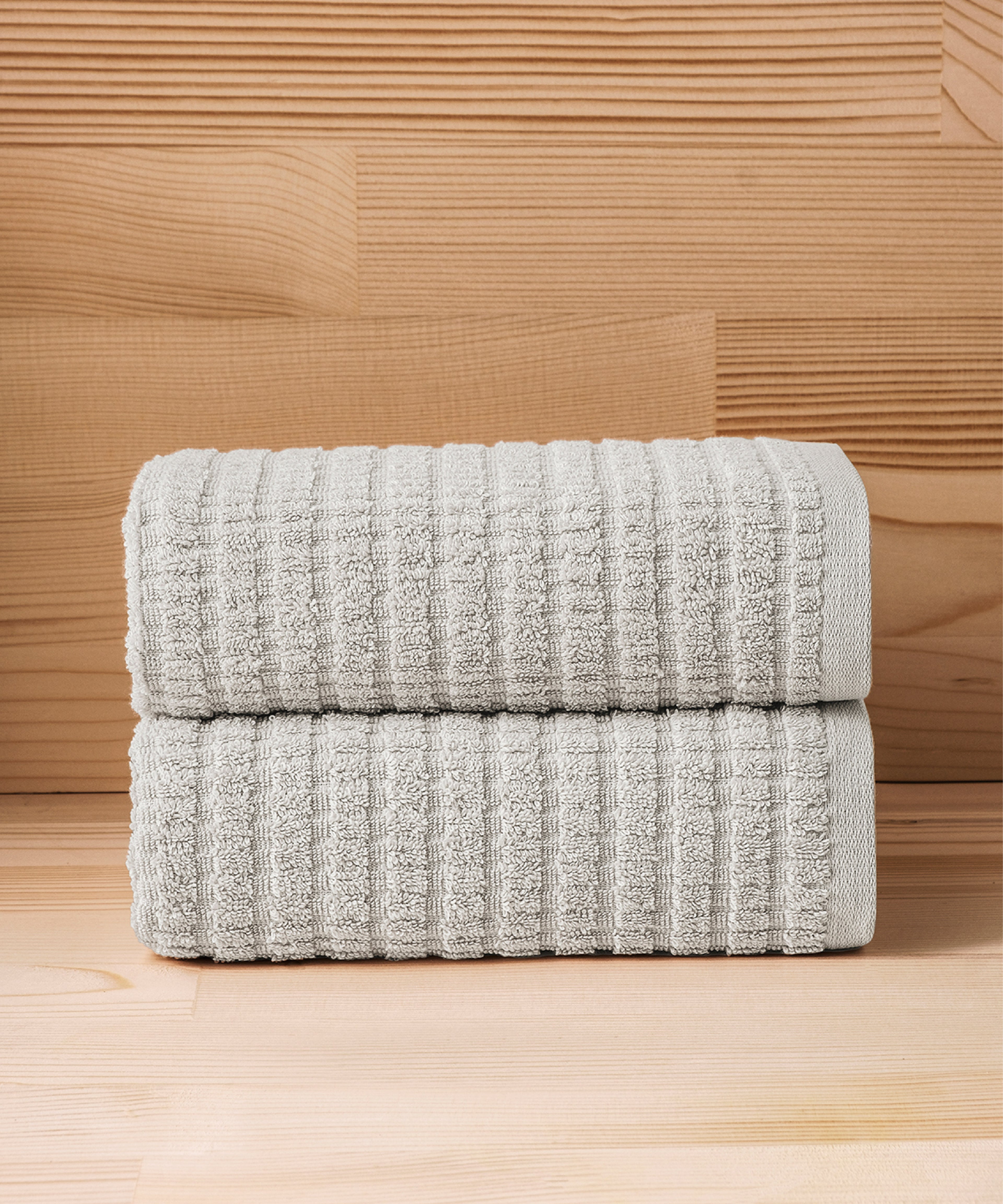Penta - 50x90cm Set of 2 Towels Stone