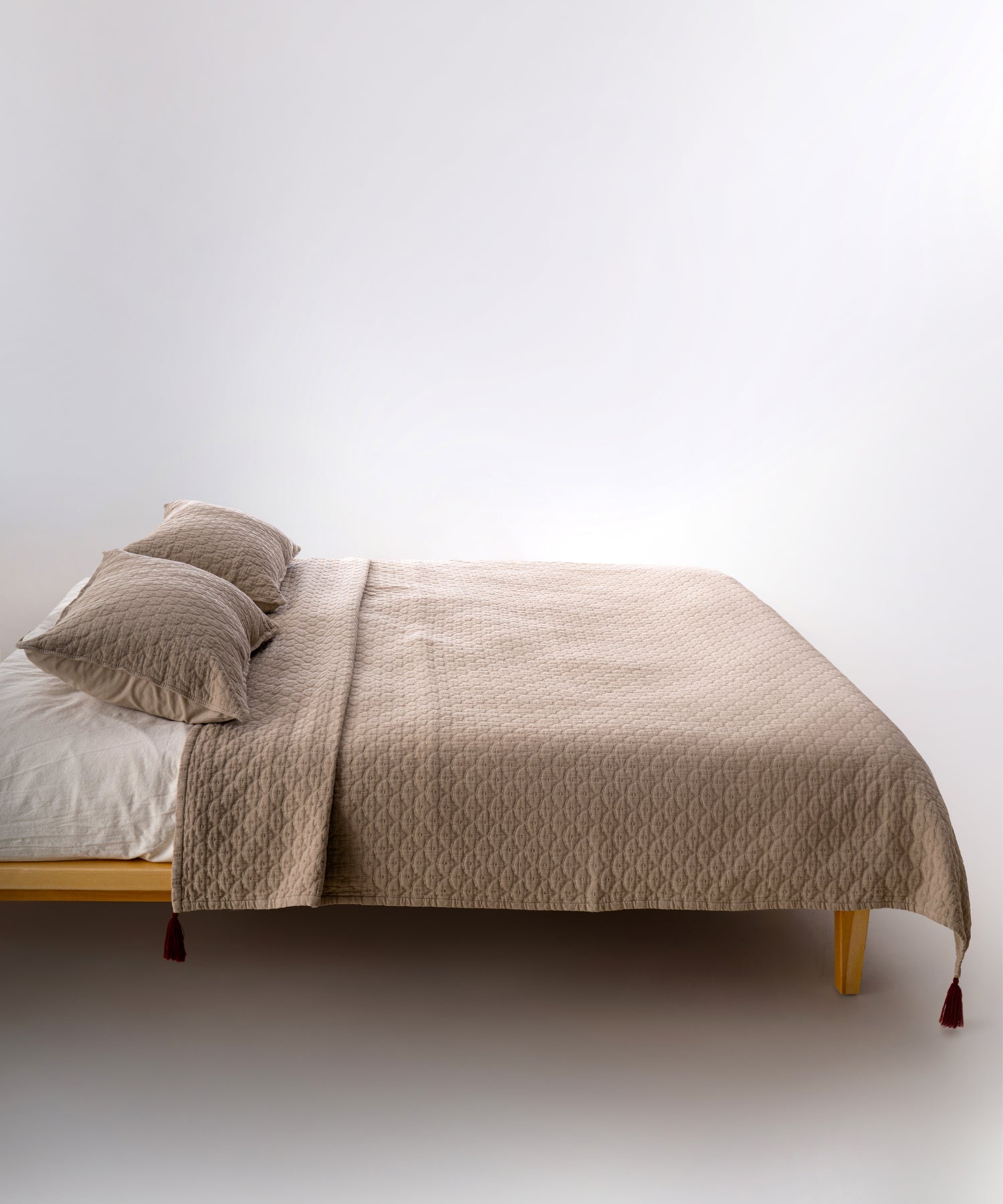 Brise Printanière %100 Cotton Stonewash Bedspread Set