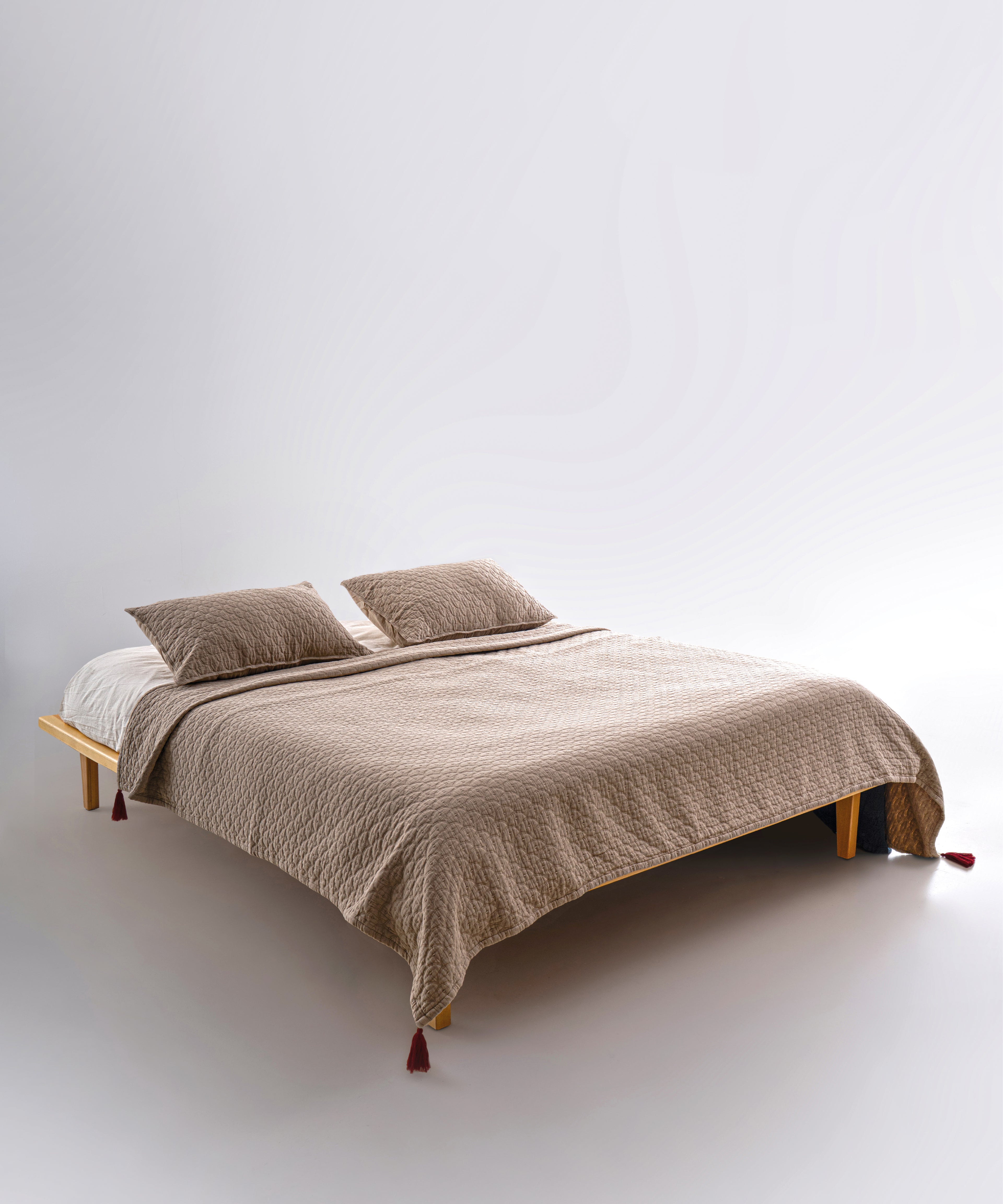 Brise Printanière %100 Cotton Stonewash Bedspread Set